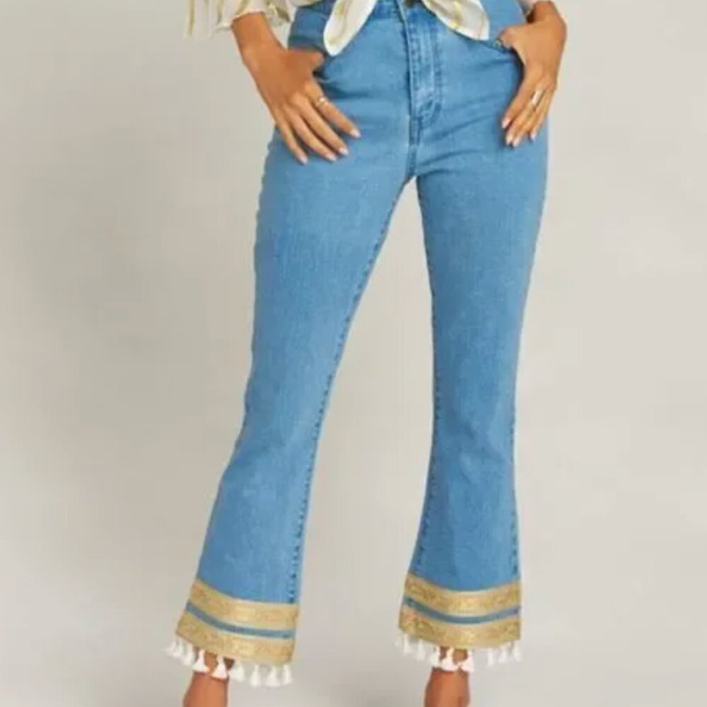 Show Me Your Mumu Miramar Tassel Jeans Size 30